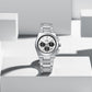 Naviforce 8048 Cupid Couple Watch - Silver Black