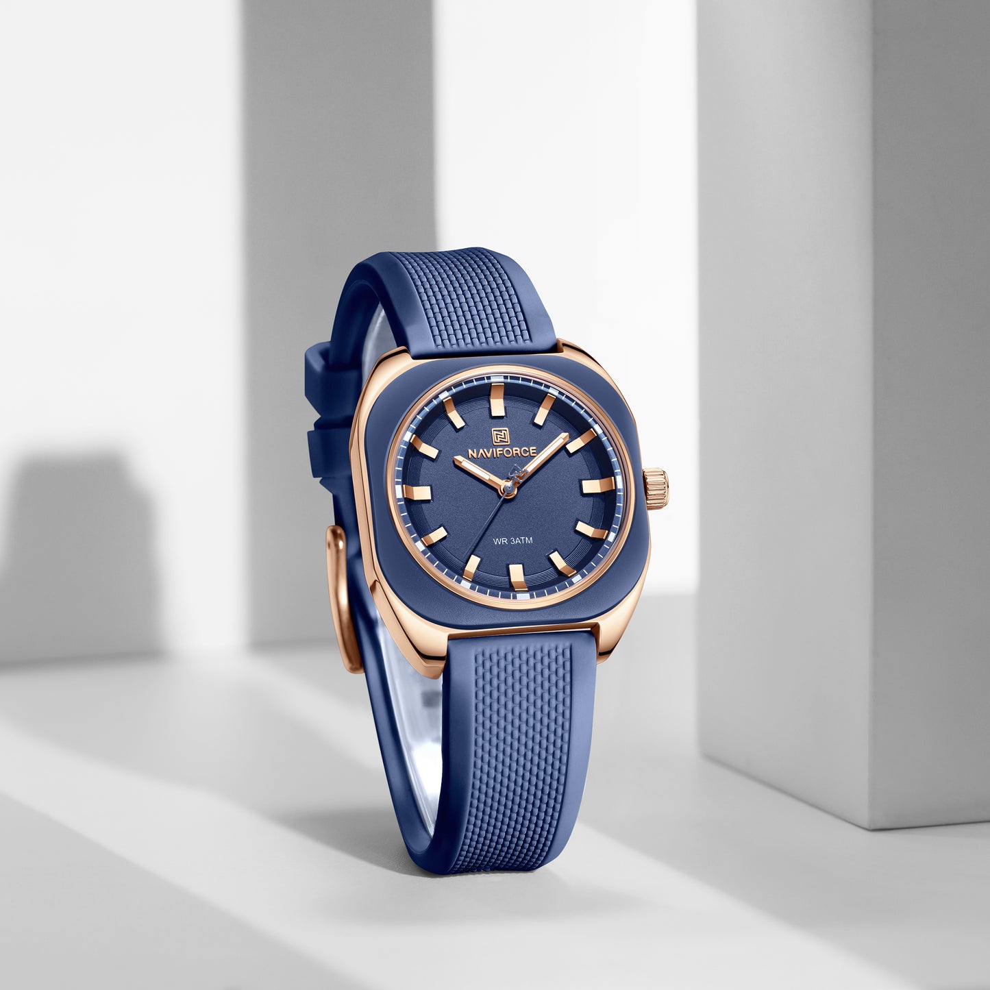 Naviforce 5061 Emerald Women Watch - Blue Rosegold