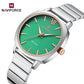 Naviforce 5044 Aurora Women Watch - Silver Green