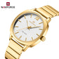 Naviforce 5044 Aurora Women Watch - Gold White