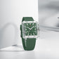 Naviforce 6112 Square Unisex Silicone Watch - Green