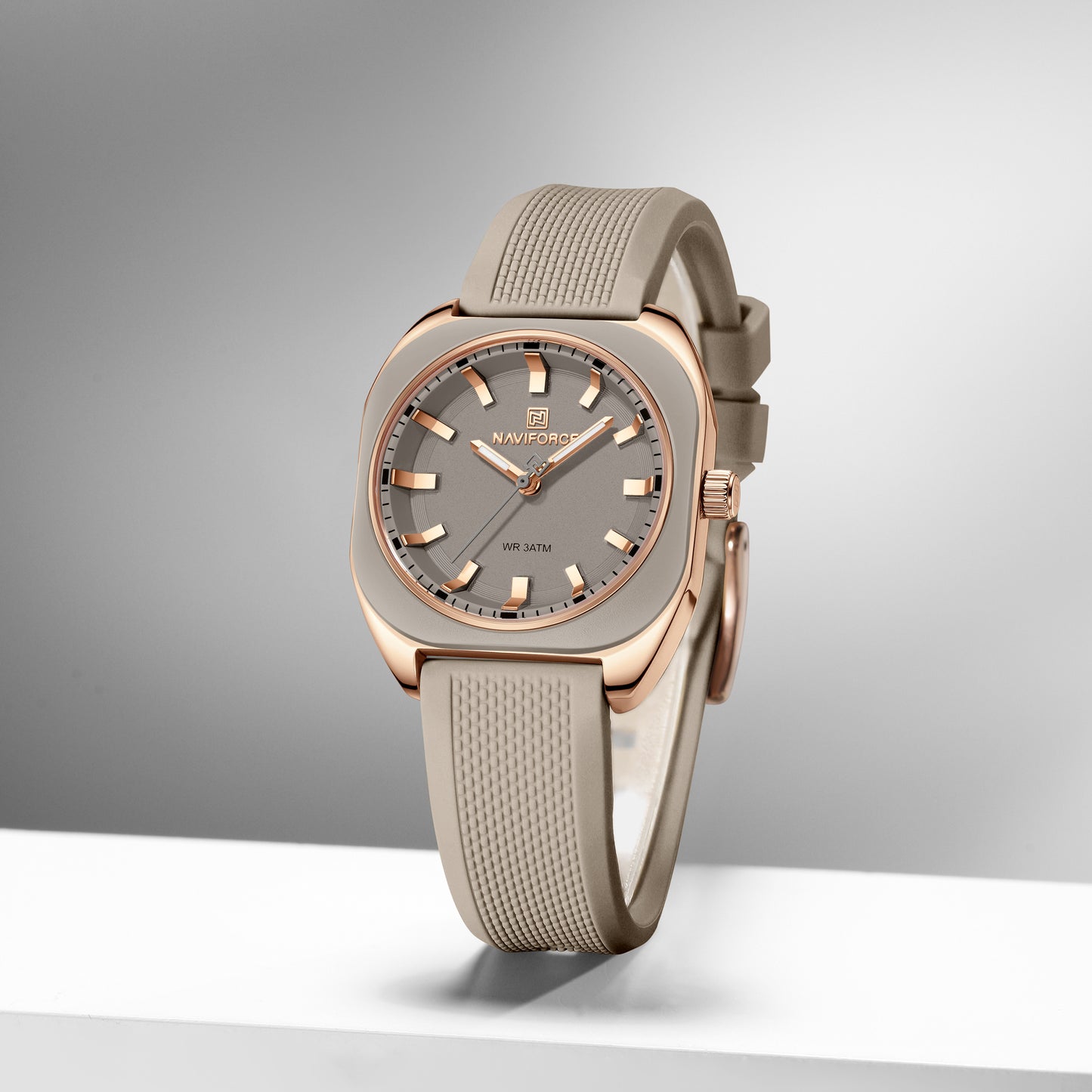 Naviforce 5061 Emerald Women Watch - Grey Rosegold