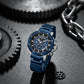 Naviforce 8065 MechaMan Steel Watch - Blue