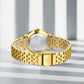 Naviforce 9238 Unico Quartz Couple Watch - Gold