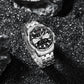 Naviforce 9234 Unicorn Men Watch - Silver Black