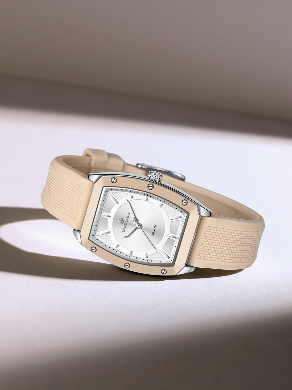Naviforce 5049 Caravelle Women Watch - Cream White face