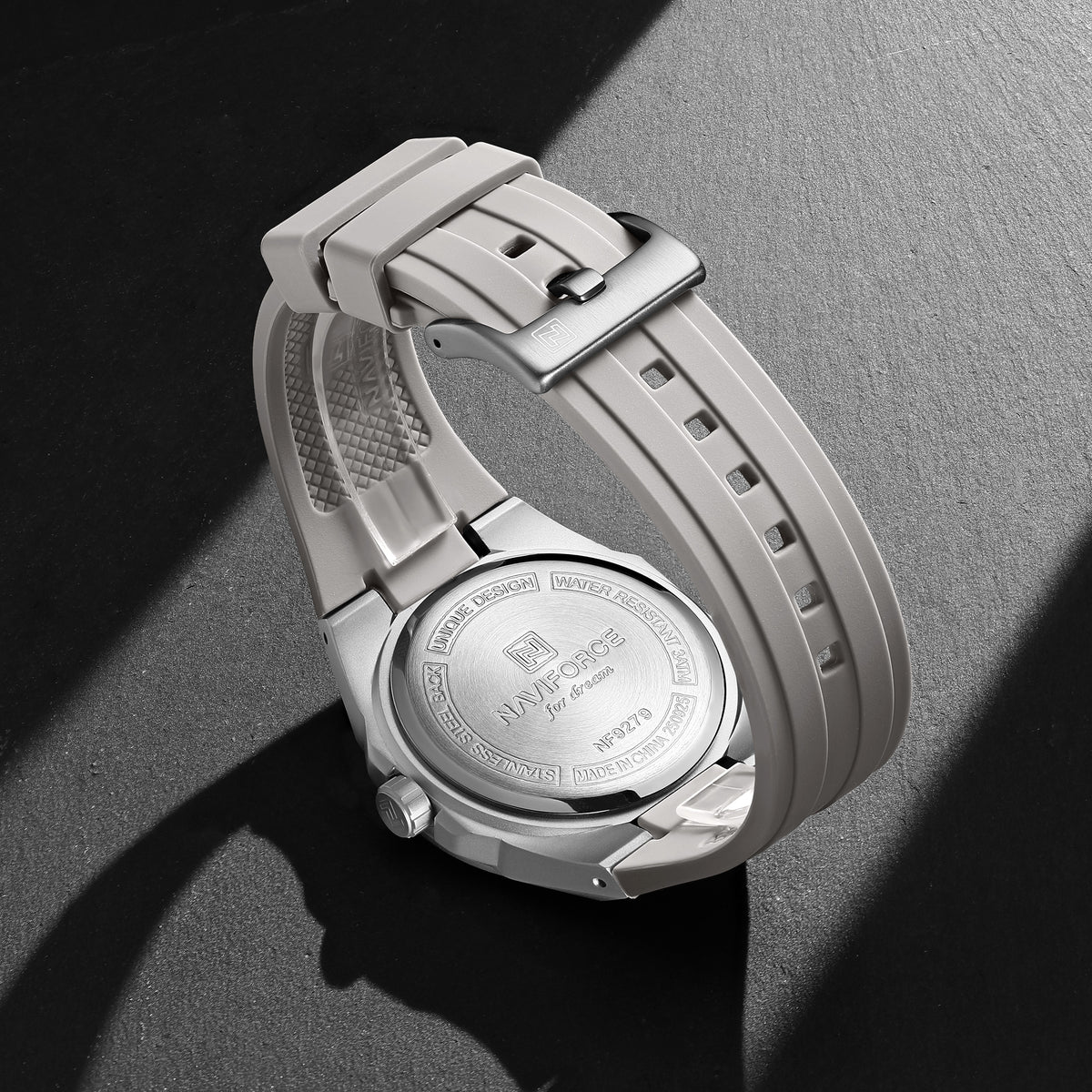 Naviforce 9279 Expenditure Men Watch - Light-grey