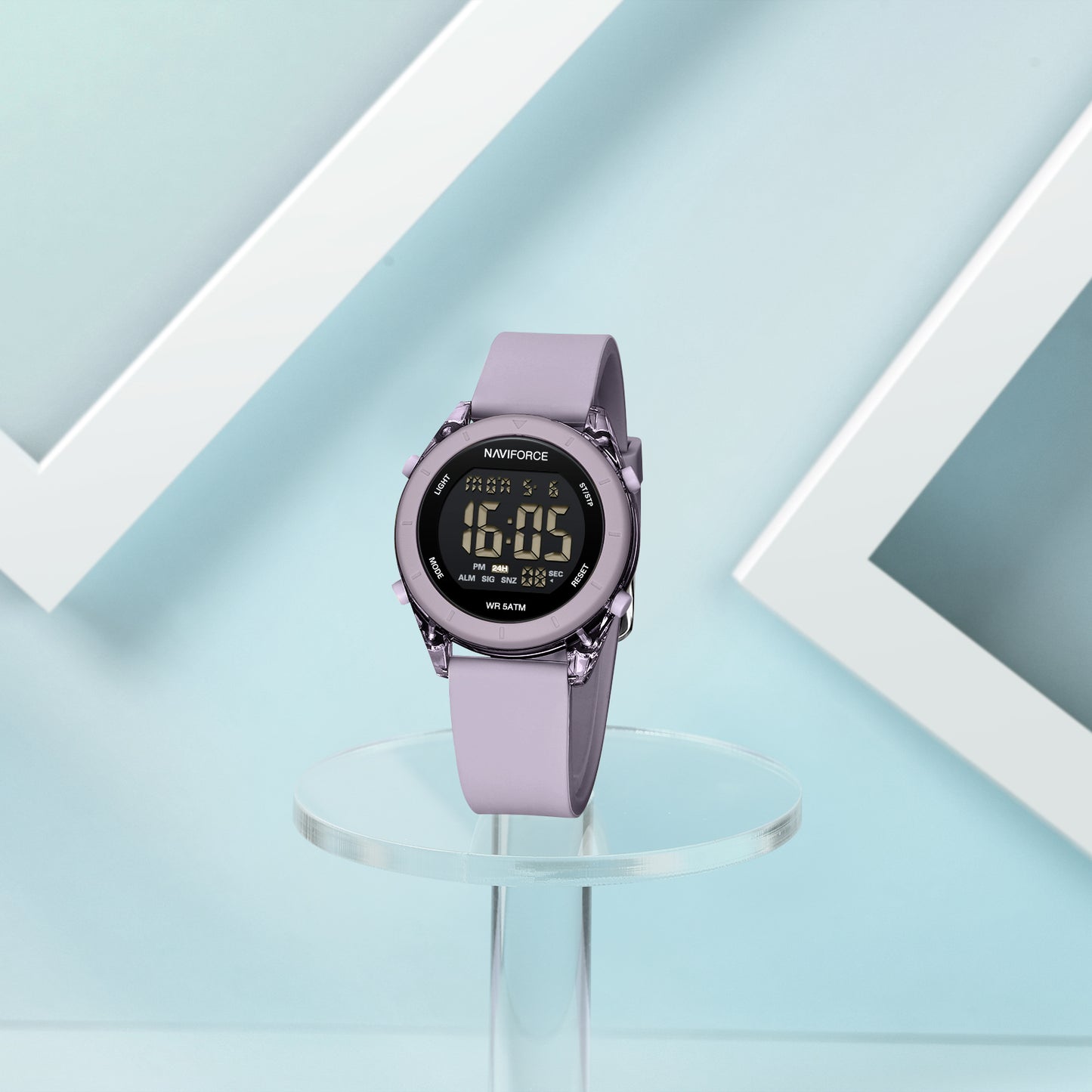 Naviforce 7108 Scarlett Women Watch - Light Purple