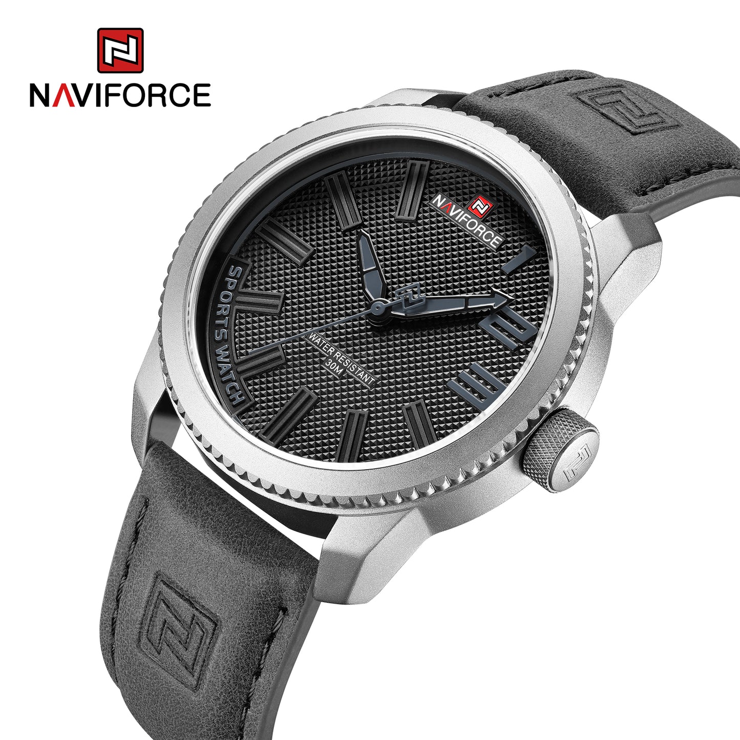 Naviforce 9202 Grandel Men Watch - Grey