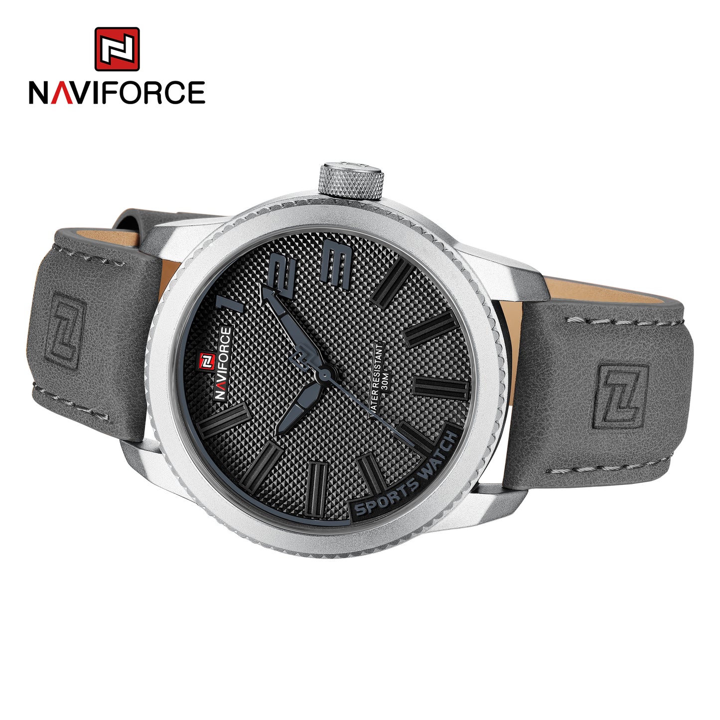 Naviforce 9202 Grandel Men Watch - Grey