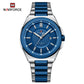 Naviforce 9212 Magnum Men Watch - Silver Blue