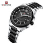 Naviforce 9212 Magnum Men Watch - Silver Black