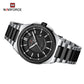 Naviforce 9212 Magnum Men Watch - Silver Black