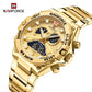 Naviforce 9207 Tourelles Men Watch - Gold