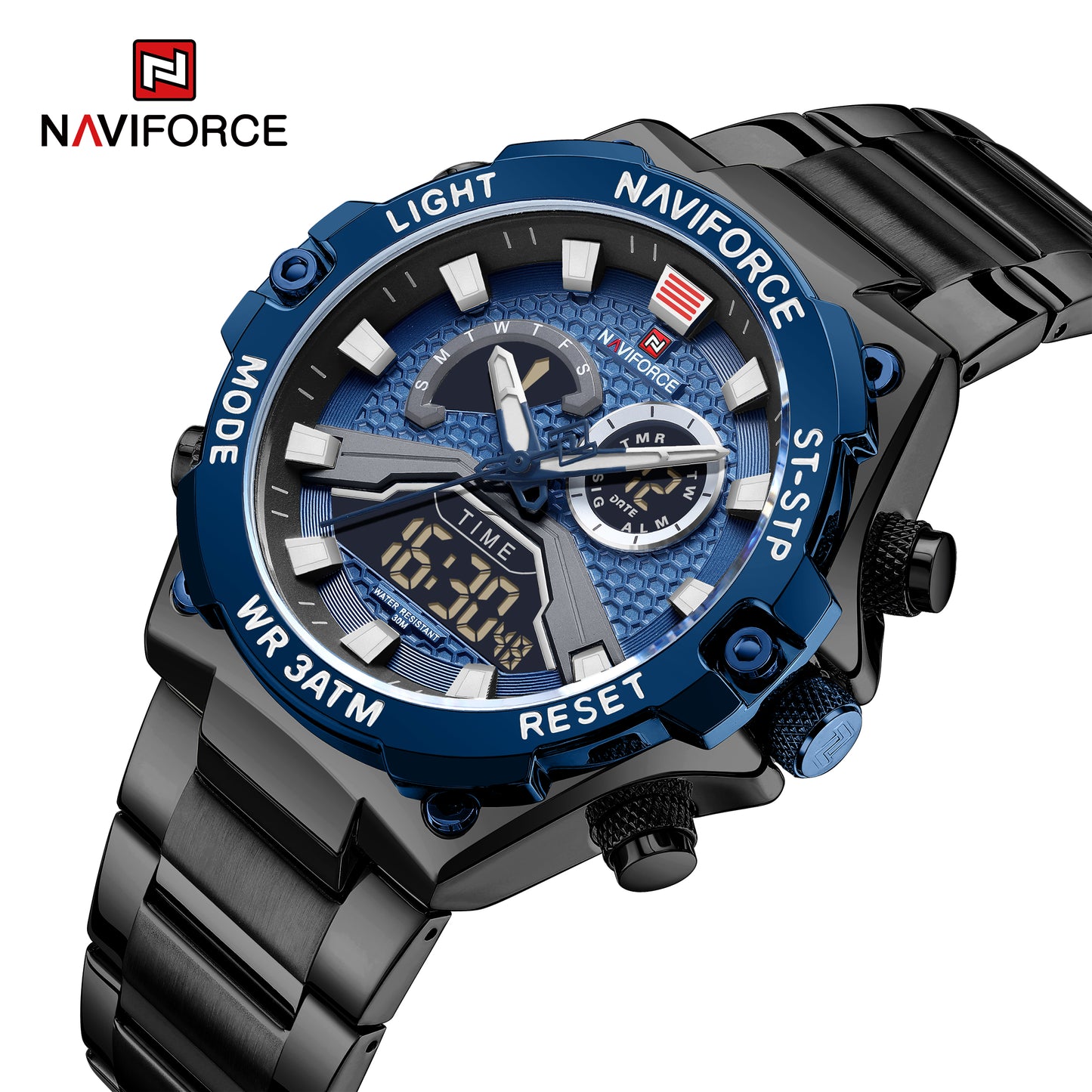 Naviforce 9207 Tourelles Men Watch - Black