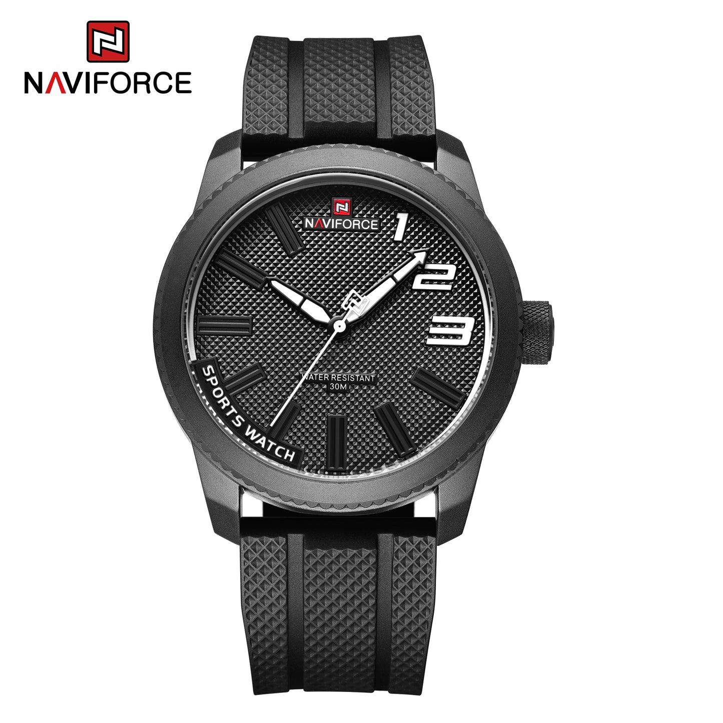 Naviforce 9202T Grandel Men Watch - Black