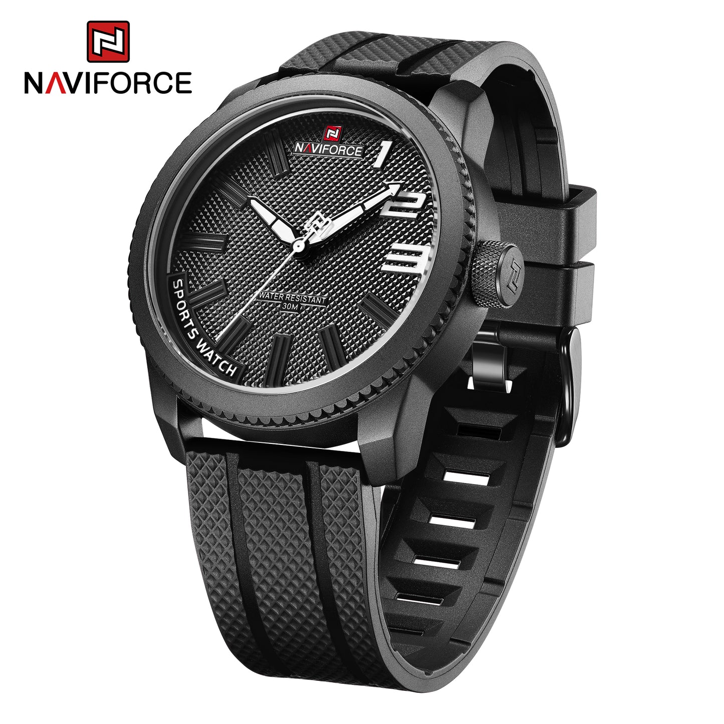 Naviforce 9202T Grandel Men Watch - Black