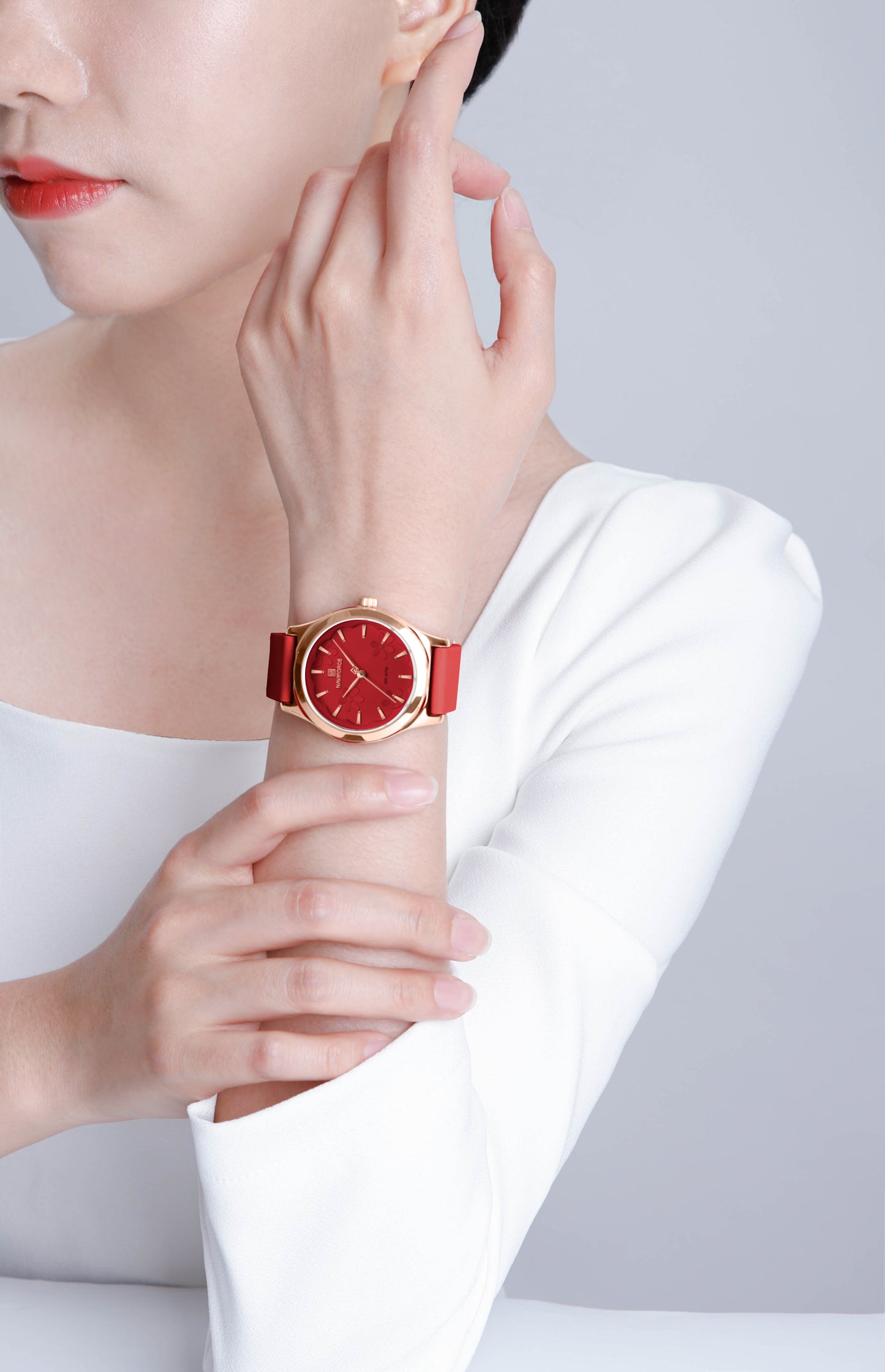 Naviforce 5051 Canary Women Watch - Red