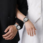 Naviforce NF8068 Paris Couple Watch - Silver