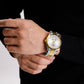 Naviforce 9231 TerraTime Men Watch - SilverGold