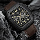 Naviforce 8053 Gently Men Leather Watch - DarkBrown