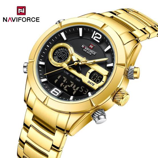 Naviforce 9232 The Men Business Watch - Gold