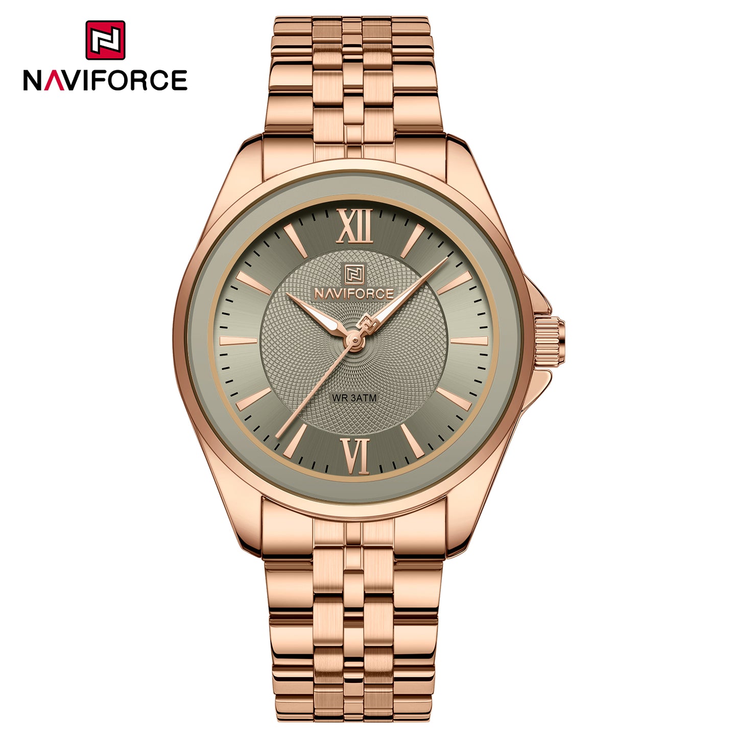 Naviforce 5067 PureFemme Women Watch - RoseGold Grey