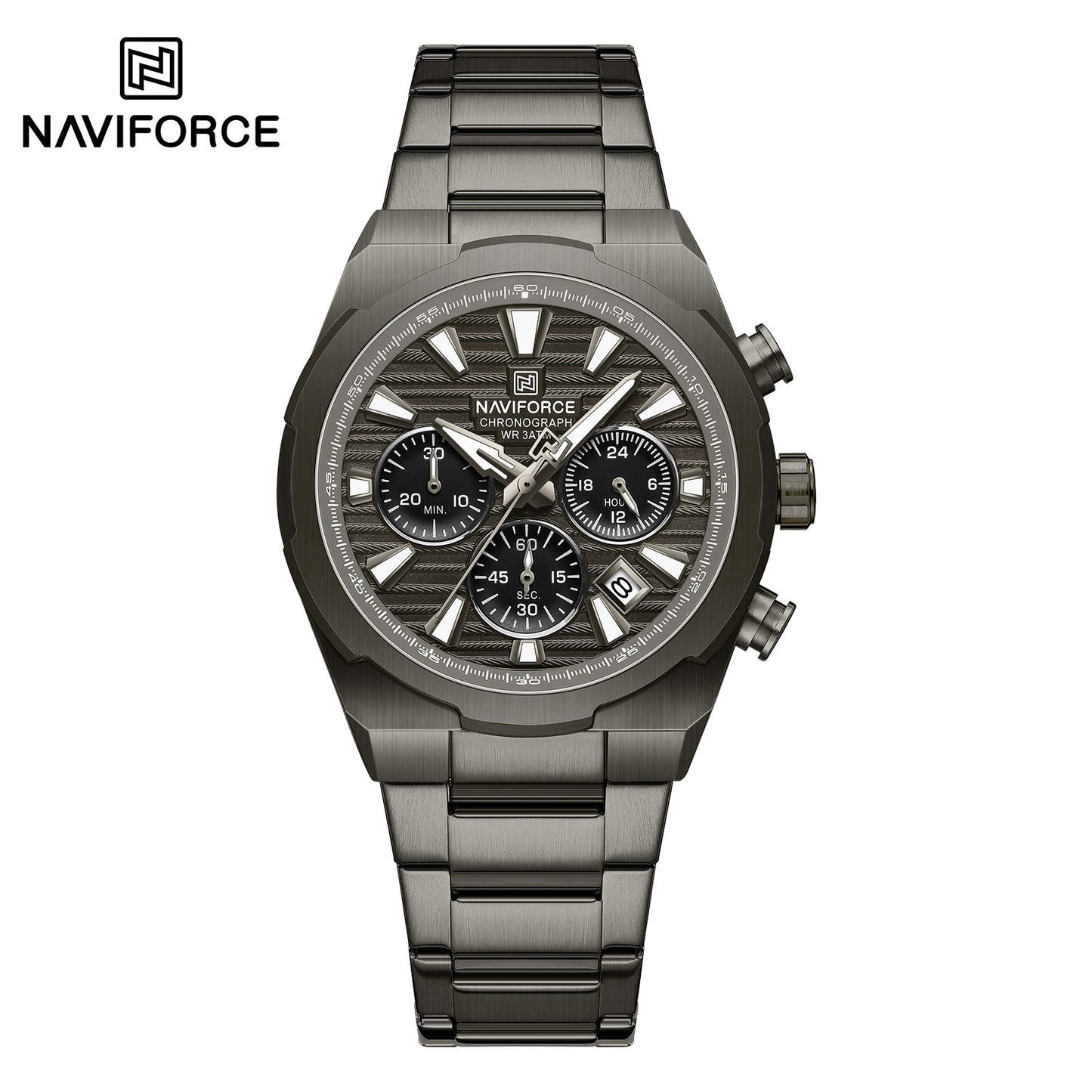 Naviforce 8081 Gamora Men Watch - Black