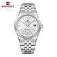 Naviforce 9277 Lotus Men Watch - Silver