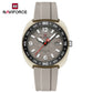 Naviforce 7130 Foxfire Unisex Silicone Watch - Grey