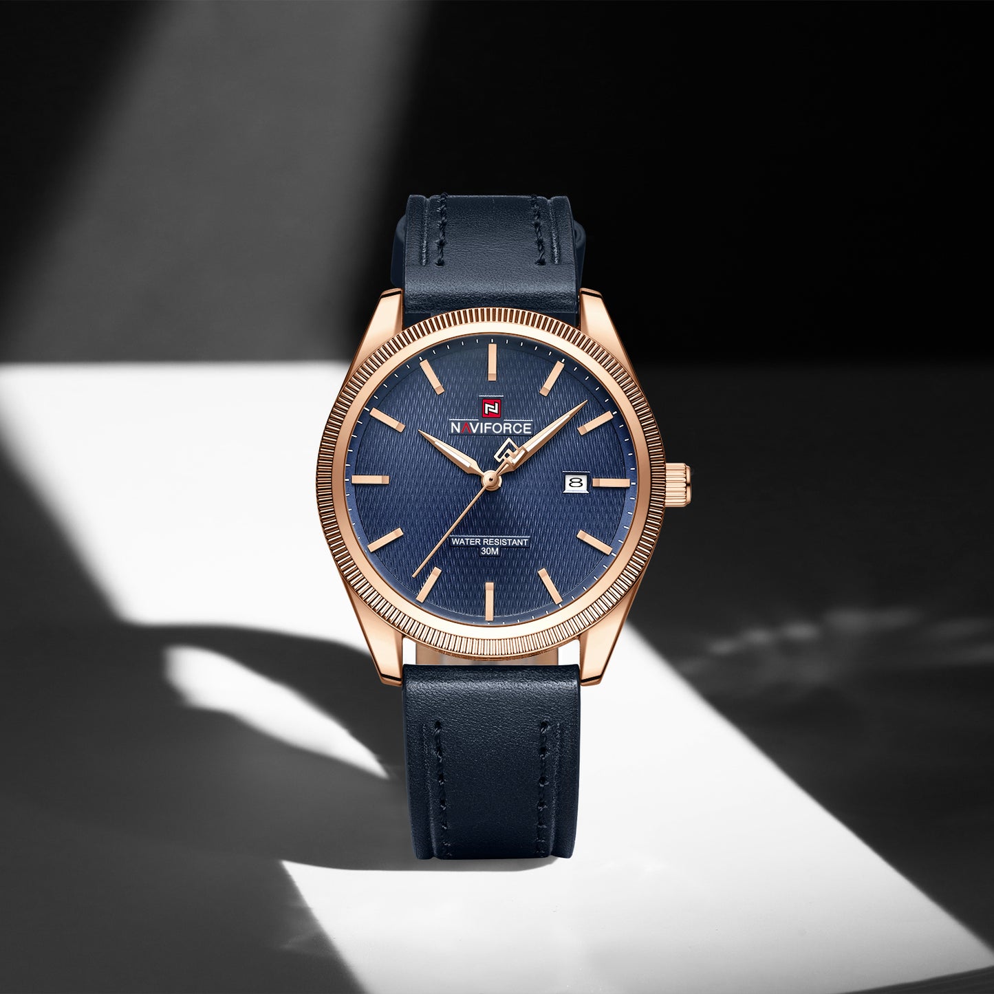 Naviforce 9276L Maison Classic Men Watch - RoseGold Blue