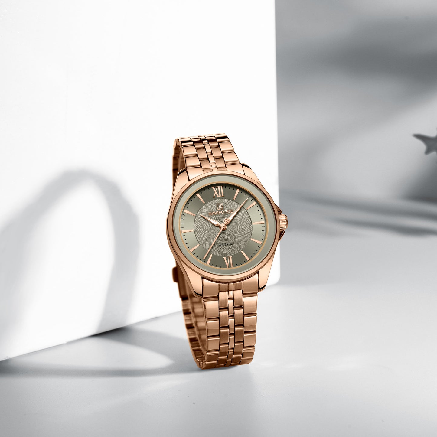 Naviforce 5067 PureFemme Women Watch - RoseGold Grey
