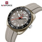 Naviforce 7130 Foxfire Unisex Silicone Watch - Grey
