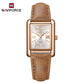 Naviforce 5074 Piper Women Leather Watch - Brown RoseGold