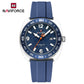 Naviforce 7130 Foxfire Unisex Silicone Watch - Blue