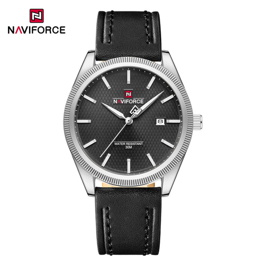 Naviforce 9276L Maison Classic Men Watch -Silver Black