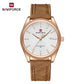 Naviforce 9276L Maison Classic Men Watch - Brown RoseGold-White