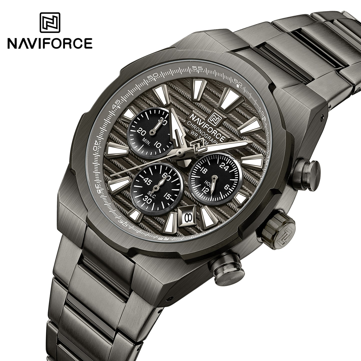 Naviforce 8081 Gamora Men Watch - Black
