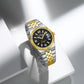 Naviforce 9277 Lotus Men Watch - Silver Black-Gold