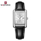 Naviforce 5074 Piper Women Leather Watch - Silver Black