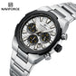 Naviforce 8081 Gamora Men Watch - Silver Black