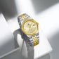 Naviforce 9277 Lotus Men Watch - Silver Gold