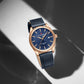 Naviforce 9276L Maison Classic Men Watch - RoseGold Blue