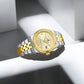 Naviforce 9277 Lotus Men Watch - Silver Gold
