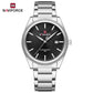 Naviforce 9276S Maison Classic Men Watch - Silver Black