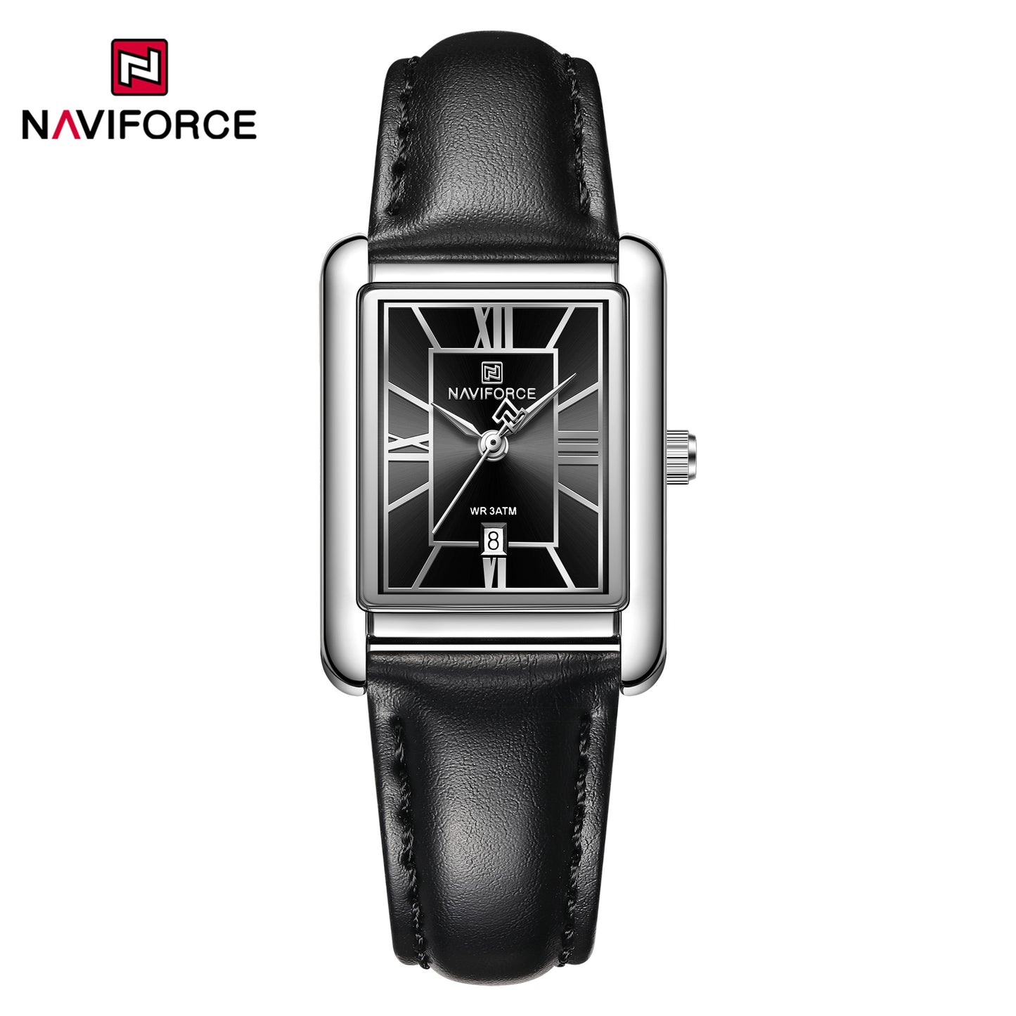 Naviforce 5074 Piper Women Leather Watch - Black