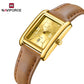 Naviforce 5074 Piper Women Leather Watch - Gold Brown
