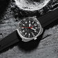 Naviforce 7130 Foxfire Unisex Silicone Watch - Black