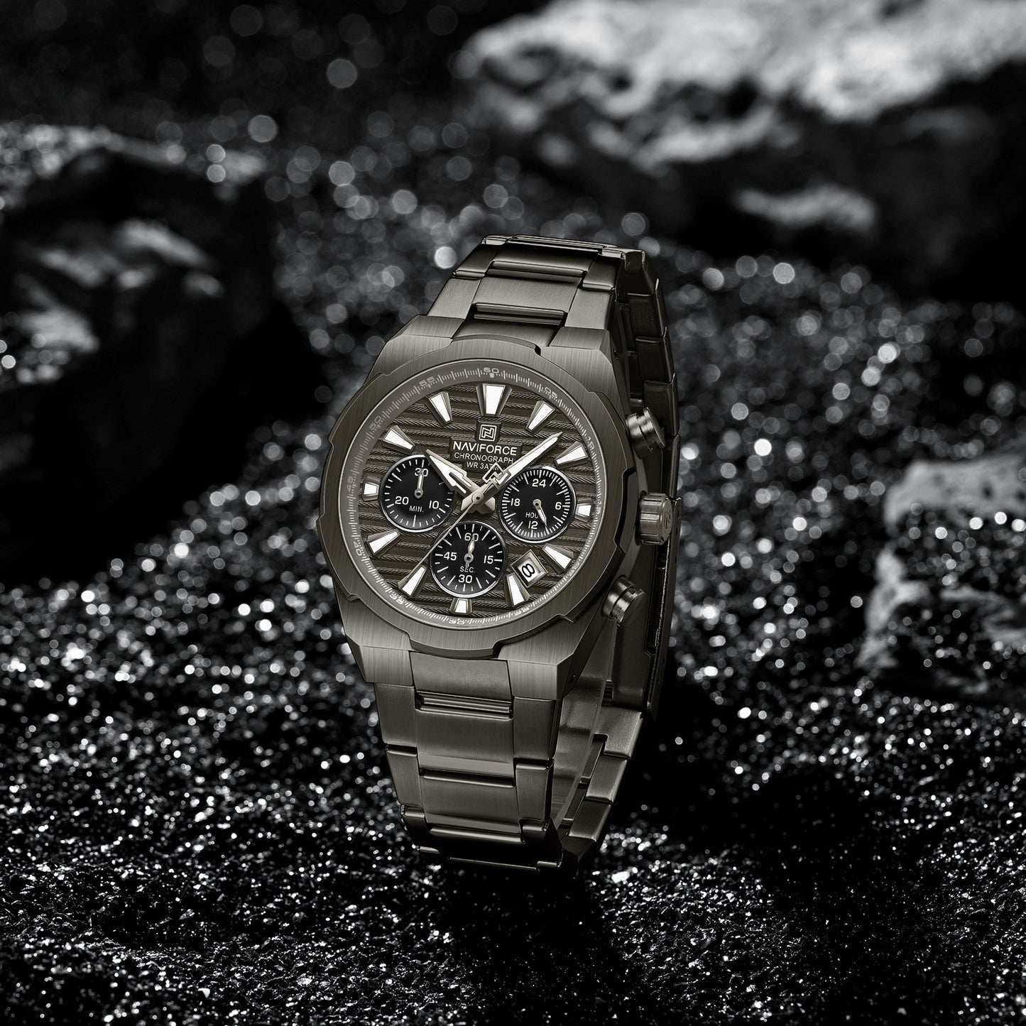 Naviforce 8081 Gamora Men Watch - Black