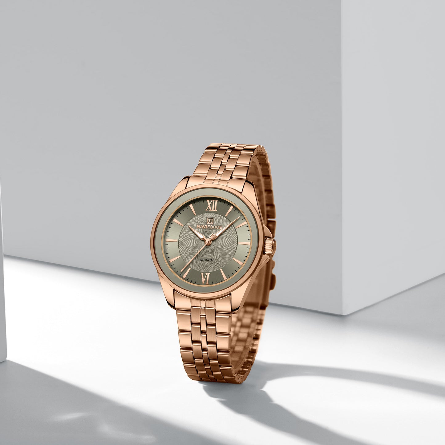 Naviforce 5067 PureFemme Women Watch - RoseGold Grey